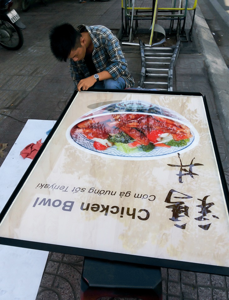 Biển quảng cáo hộp đèn khung nhôm