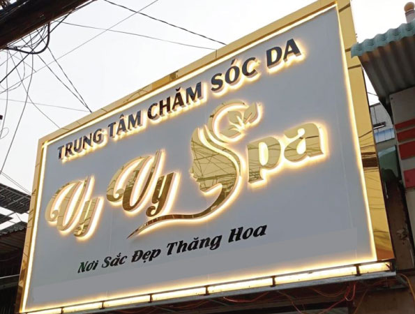 Biển quảng cáo alu đẹp tại cầu giấy