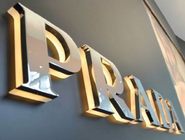 Logo chữ nổi đẹp tại cầu giấy