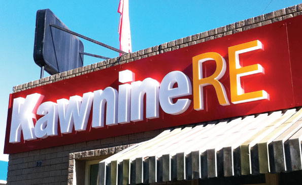 Biển quảng cáo alu chữ nổi phát sáng