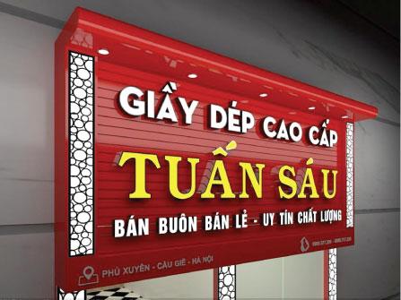 Biển alu chữ nổi Hai Bà Trưng