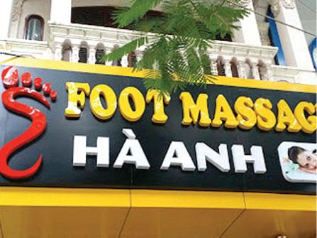 Biển ốp alu chữ nổi tại Hai Bà Trưng