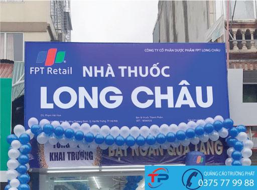 Biển vẫy quầy thuốc tây long châu