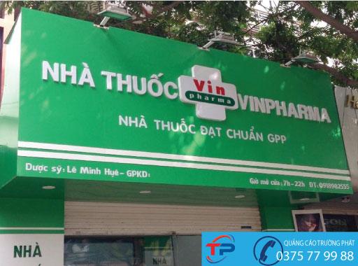 Biển vẫy quầy thuốc chuẩn GPP