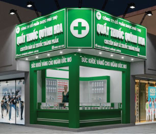 Bảng hiệu thuốc tây ốp alu chũ nổi