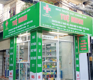 Bảng hiệu thuốc tây in bạt hiflex