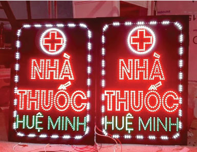 Bảng hiệu quầy thuốc led ma trận