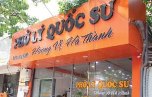 Biển hiệu quán phở lý quốc sư ốp alu