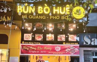 Biển quảng cáo quán ăn bún bò huế đẹp