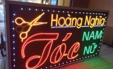Biển vẫy salon tóc