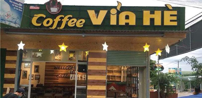 Biển quảng cáo quán cafe đẹp