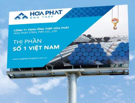 Biển quảng cáo cửa hàng vật liệu xây dựng đẹp