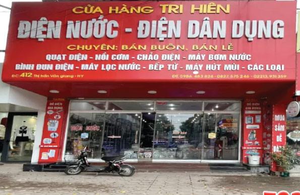 Bảng hiệu cửa hàng điện nước đẹp