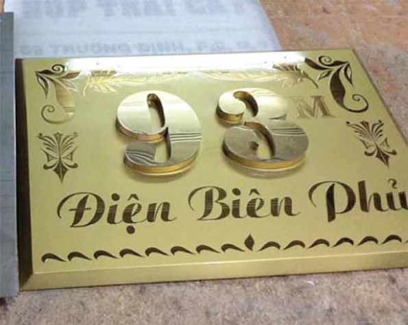 Biển chỉ dẫn số nhà tại thanh xuân