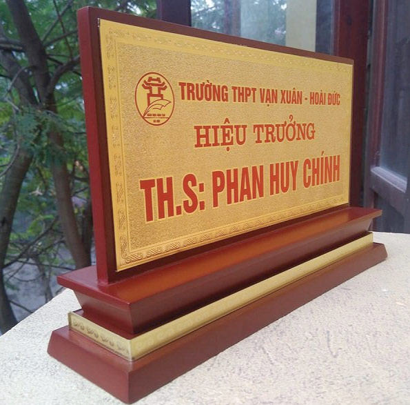 Biển chức danh đẹp tại thanh xuân