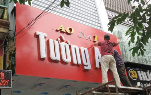 Biển quảng cáo alu tại mỹ đình Biển quảng cáo alu tại mỹ đình