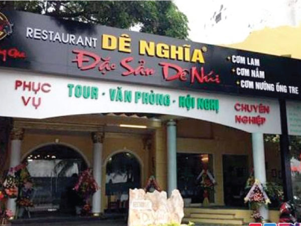 Biển quảng cáo quán ăn đẹp tại hà nội
