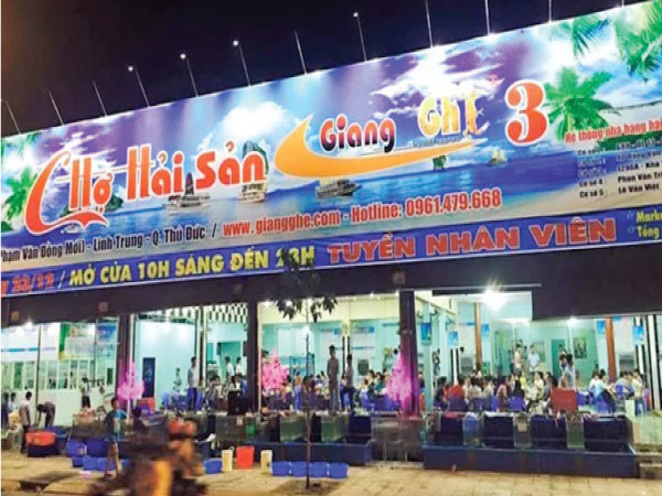 Biển quảng cáo nhà hàng đẹp tại hà nội