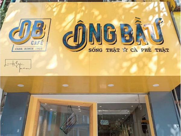 Biển quảng cáo quán cafe đẹp tại hà nội