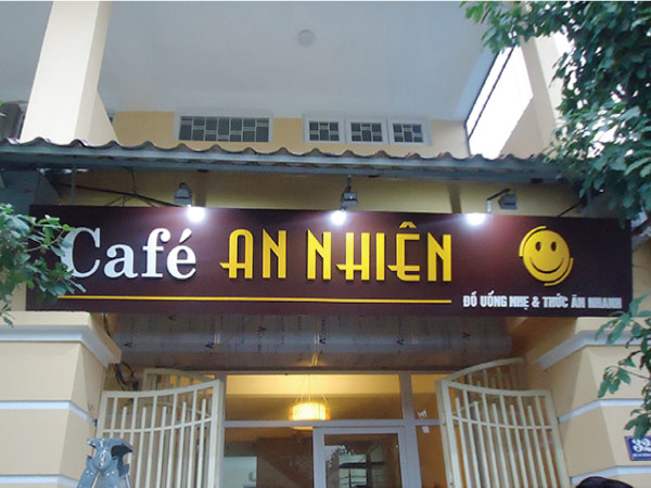 Biển quảng cáo quán cafe đẹp tại hà nội