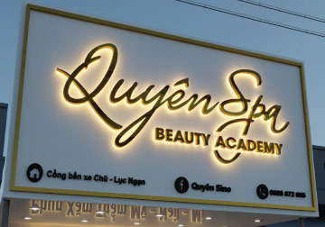 Làm biển quảng cáo spa đẹp tại cầu giấy