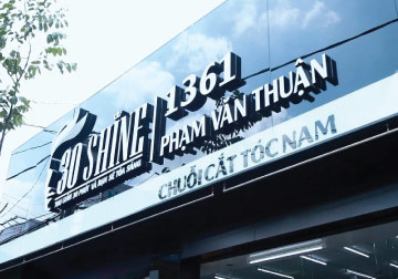 Làm biển quảng cáo salon tóc đẹp tại cầu giấy