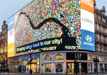 Màn hình led quảng cáo đẹp cầu giấy