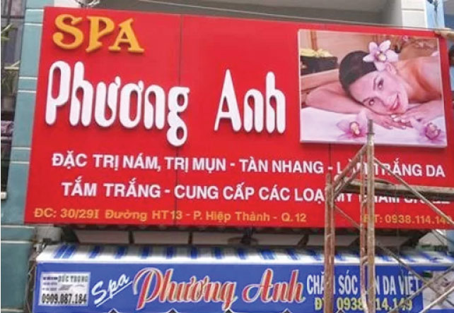 Biển quảng cáo in bạt đẹp tại sơn tây