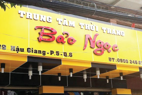 Biển quảng cáo đẹp tại Hà Đông