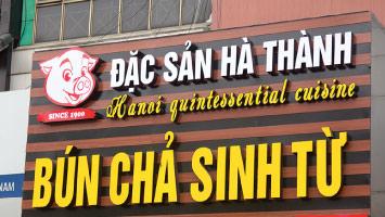 biển quảng cáo tại hai bà trưng