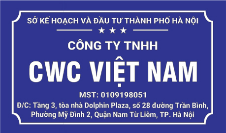 Biển công ty tại Hà Nội