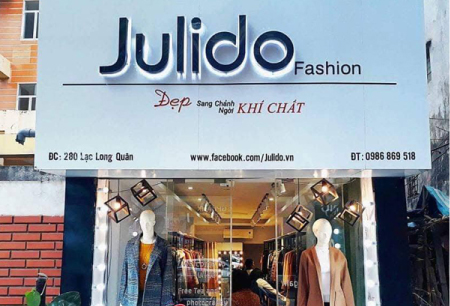 Biển quảng cáo cho cửa hàng thời trang