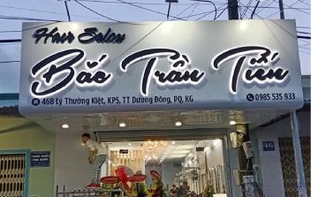 Biển quảng cáo đẹp cho ngành tóc
