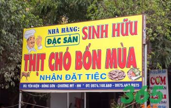 Biển quảng cáo đẹp cho nhà hàng