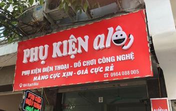 Biển quảng cáo đẹp cho cửa hàng phụ kiện
